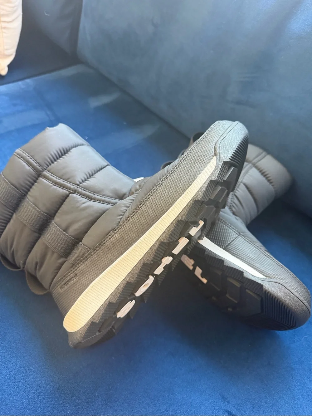 Sorel Kids Black and White Puffy Winter Boot. New.
